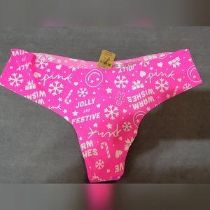 Victoria secret pink neon pink XXL Christmas undies